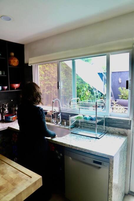 Luxurious Mid Century Modern Folk Art Home Mexico City Eksteriør billede