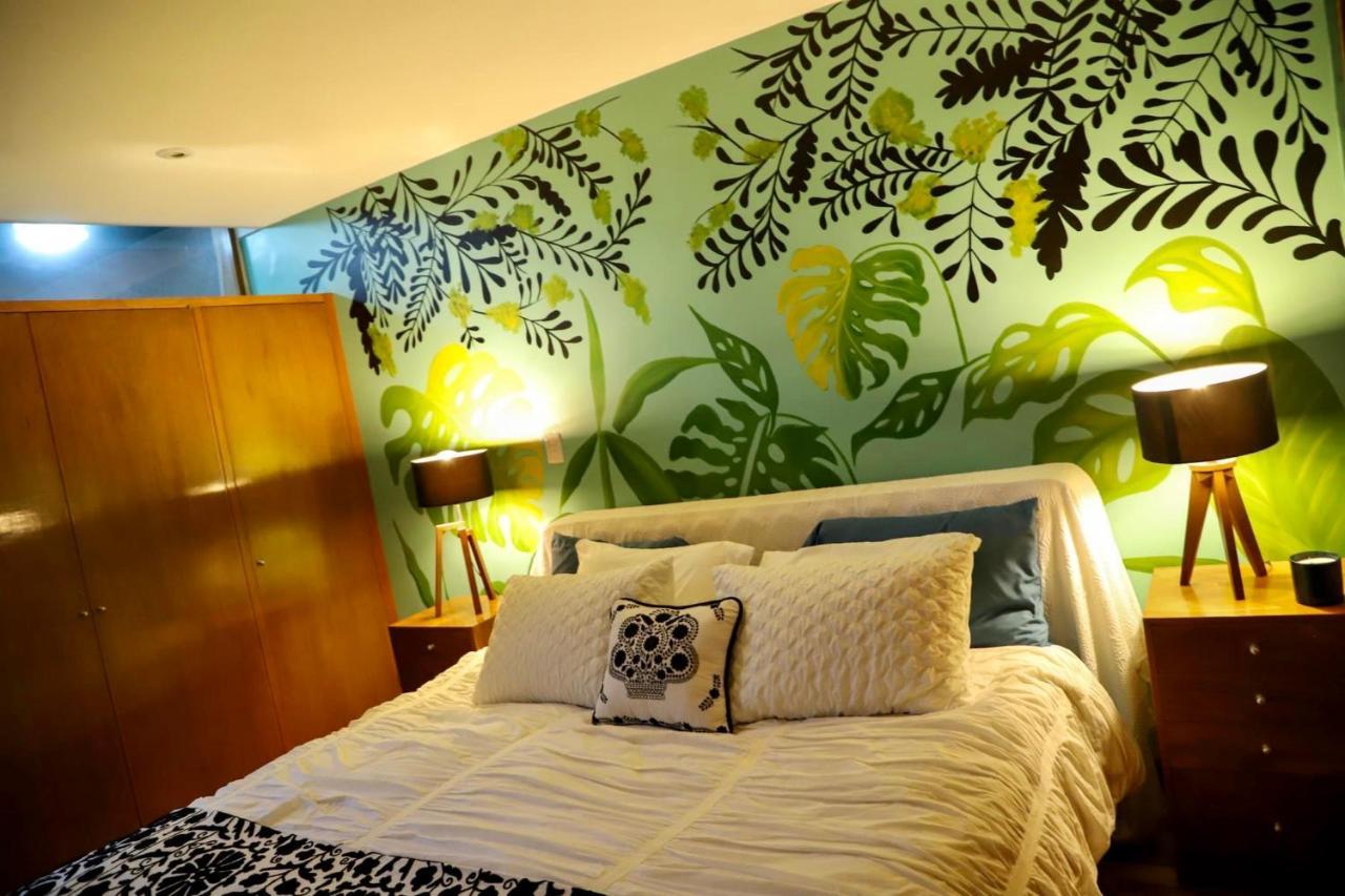 Luxurious Mid Century Modern Folk Art Home Mexico City Eksteriør billede